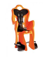 Сиденье задн. Bellelli B1 Сlamp (на багажник) до 22кг, оранжевое с чёрной подкладкой