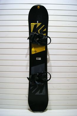 Сноуборд б/у К2 black edition 161cm wide + кріпленя