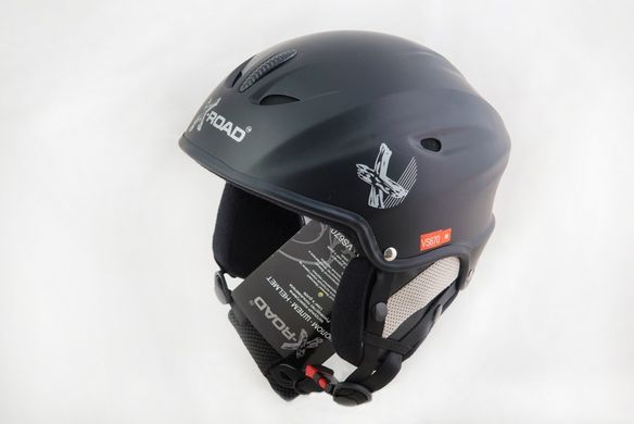 Шлем горнолыжный, сноубордический X-Road 670 matt black, S