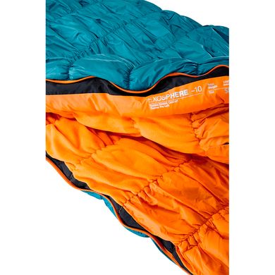 Спальный мешок Deuter Exosphere -10° SL цвет 3911 petrol-mango левый (3700621 3911 1)