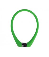 Кодовый замок Green Cycle GCL-SC1 в силиконовой обойме с тросом 12х50cm, зеленый