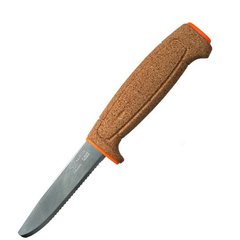 Нож Morakniv Floating Serrated Knife, нержавеющая сталь, пробковая ручка
