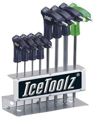 Набор ключей ICE TOOLZ 7M85 шестигранников д/мастер. 2x2.5x3x4x5x6x8 мм, с рукоятками и закругленным концом