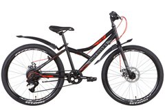 Велосипед 24" Discovery FLINT DD 2022 Розмір 13" чорно-сіро-червоний