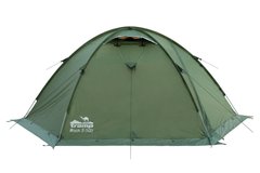 Палатка Tramp ROCK 3 (V2) Зеленая