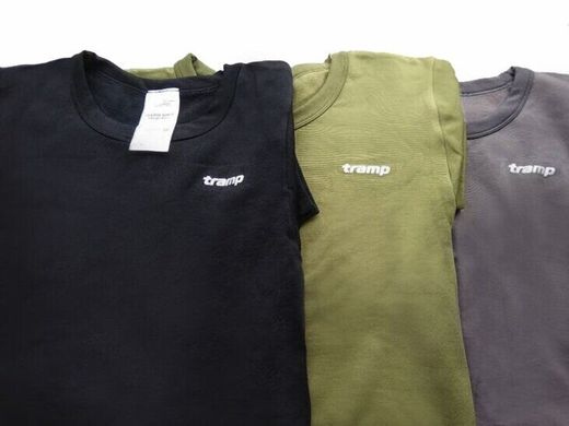 Термобелье мужское Tramp Warm Soft комплект (футболка+кальсоны) TRUM-019 S-M черный