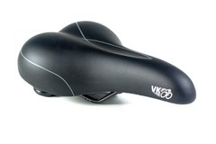 Седло Velo VL-6074E черный логотип VK